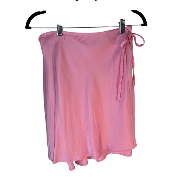 2/$30 ZARA Large Pink Wrap Skirt - Picture 1 of 10